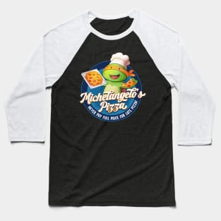 Michelangelo's Pizza Baseball T-Shirt